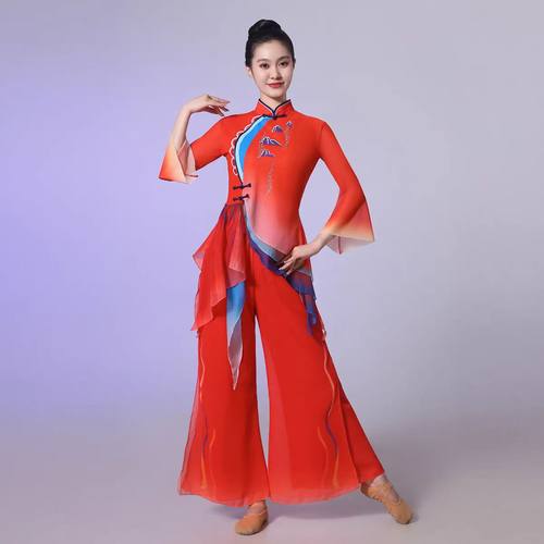 东方红古典舞服装秧歌表演服套装