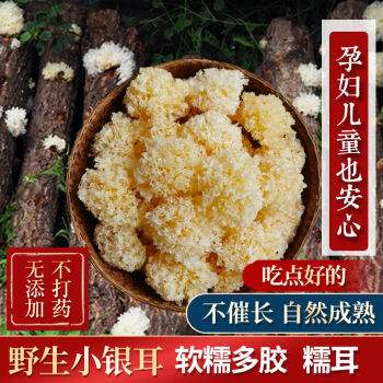 彤菌堂孕妇椴木银耳干货无硫磺白木耳野生正宗雪耳糯耳软糯多胶野