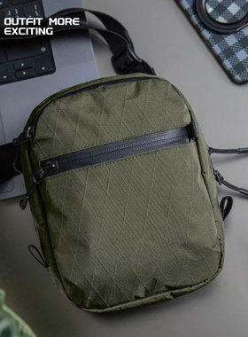 户外轻量Xpac防盗刷旅行斜挎包通勤防水护照证件包出游骑行手机包