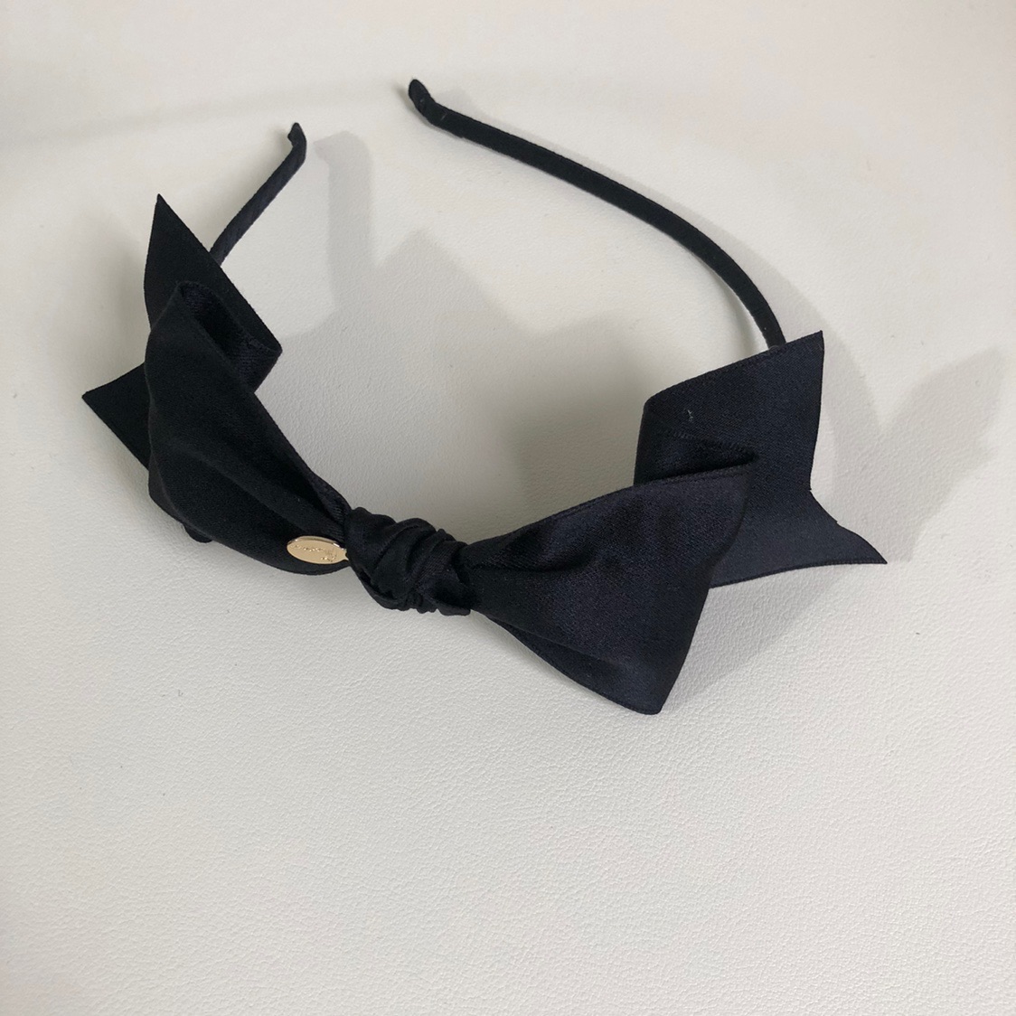 手工雾面哑光质感蝴蝶结发箍法式复古宫廷公主头箍压发卡红色发饰