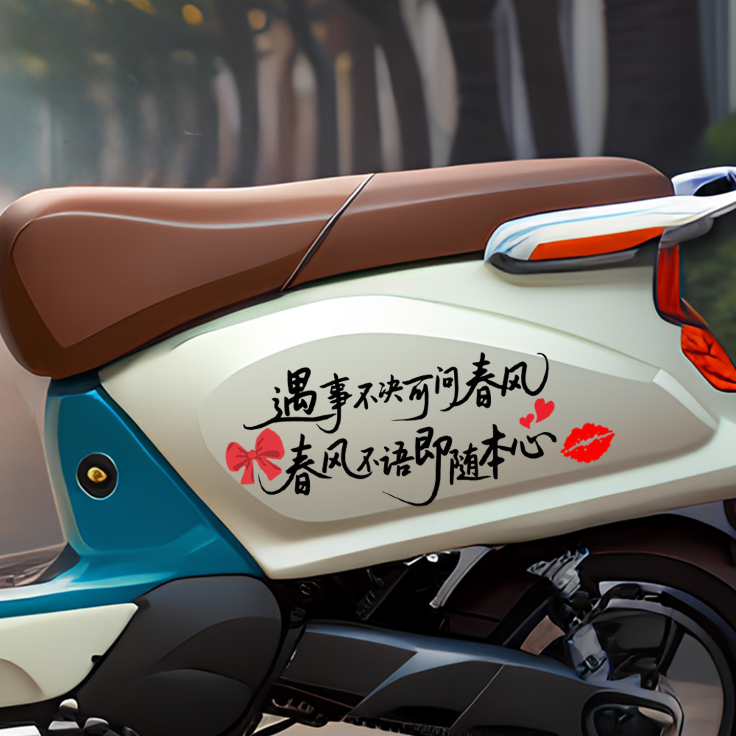 遇事不决可问春风车身外壳装饰贴