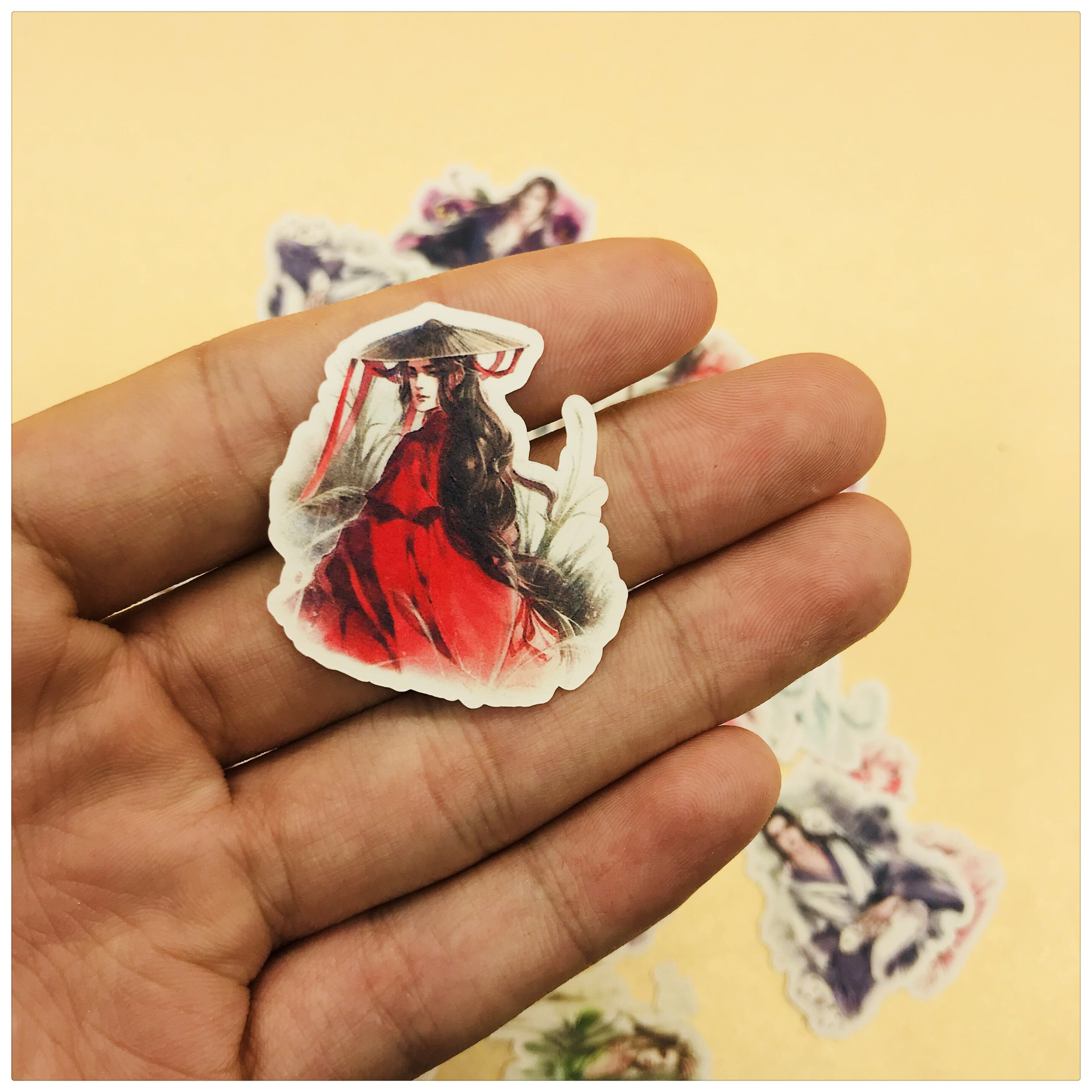 手帐贴纸包 古风美男西门吹雪 39枚入 手账贴纸相册装饰 25元包邮