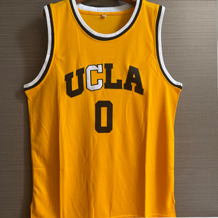 0号威少大学球衣 威斯布鲁克复古刺绣篮球服运动背心男无袖