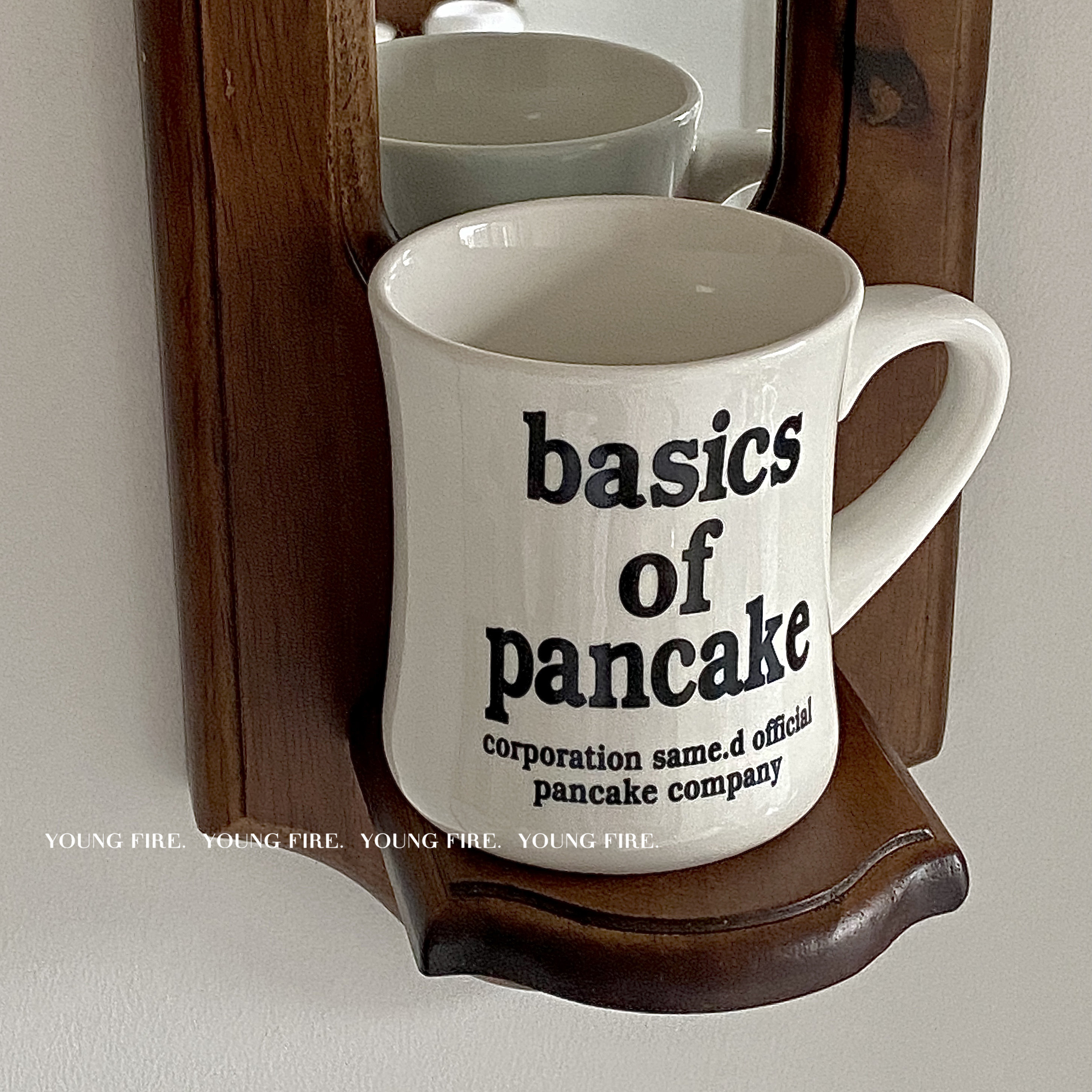 YOUNGFIRE ins风韩国黑色复古英文陶瓷马克杯早餐牛奶咖啡杯质感,餐饮具,马克杯,淘宝优惠券,粉丝福利购,淘宝优惠卷