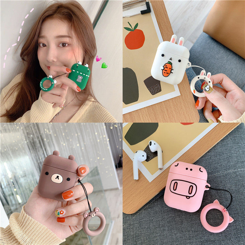 Airpods保护套卡通潮牌ins苹果无线耳机新款airpods2代硅胶保护壳|ruв категории Цифровые аксессуары, MP3/Mp4 аксессуары, наушники - от Buy2taobao.com для оказания профессиональной услуги покупки агента Taobao
