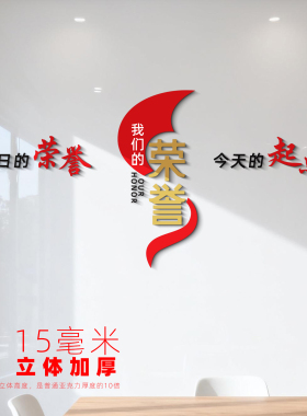 优秀员工办公室文化标语励志墙贴