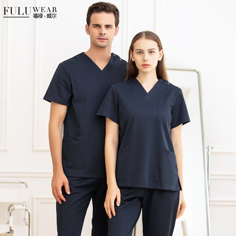 隔离半袖洗手衣牙科医院工作服