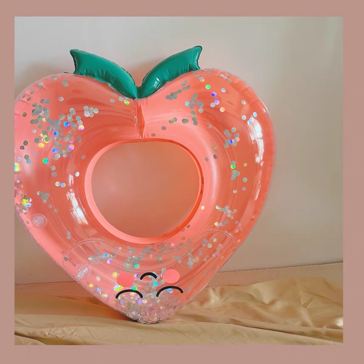 Hàn Quốc Ins Trẻ Em Vòng Dày Sát Nách Vòng Trẻ Em Chống Rollover Phao Cứu Sinh Phao Nổi Cho Bé Thiết Bị Bơi phao tập bơi