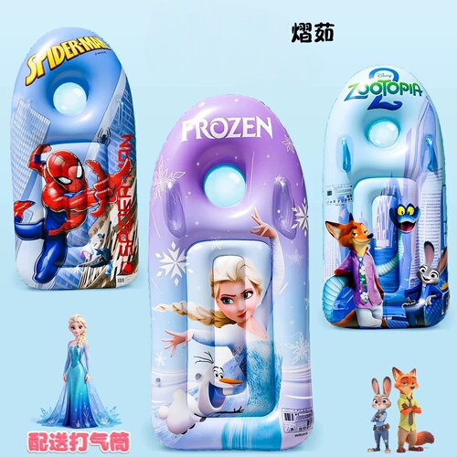 熠茹正版冰雪公主蜘蛛侠冲浪板