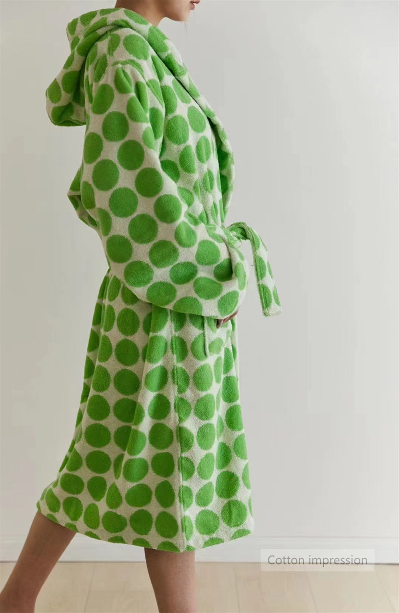 居家浴袍情侣波点宽松浴衣纯棉毛巾男士女士长袖睡袍全棉夏季吸水,女士内衣/男士内衣/家居服,睡袍/浴袍,淘宝优惠券,粉丝福利购,淘宝优惠卷