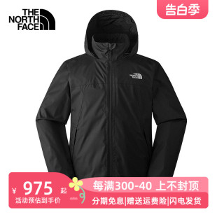 TheNorthFace北面冲锋衣男24春夏黑武士防水防风透汽夹克外套88FR