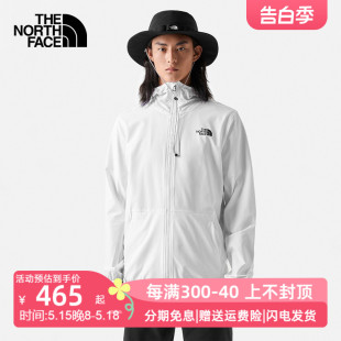 TheNorthFace北面防晒皮肤衣男24春夏户外休闲防泼水防风夹克7WCY