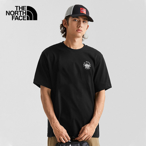 TheNorthFace北面26春夏短袖男女款印花短袖T恤户外休闲透气8GVG