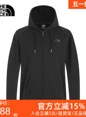 TheNorthFace北面连帽卫衣男女款春秋户外宽松针织长袖帽衫8F0H