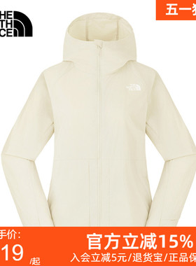 北面女Streamlet轻薄防泼水防晒衣户外春夏新款TheNorthFace|8BWD