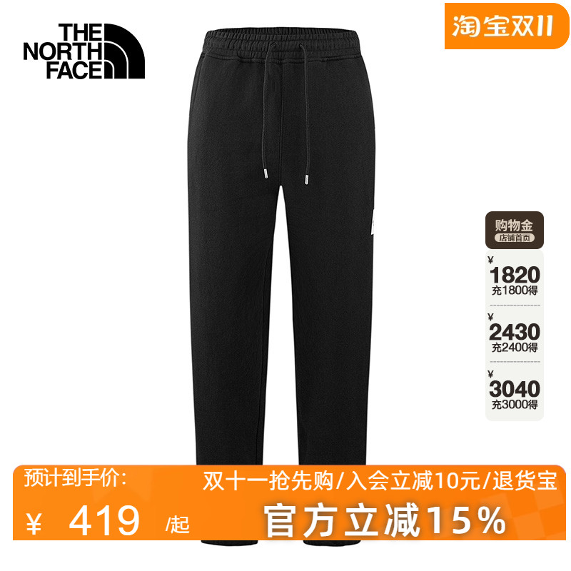 TheNorthFace北面男运动针织长裤子休闲户外保暖抓绒25秋冬8F0N
