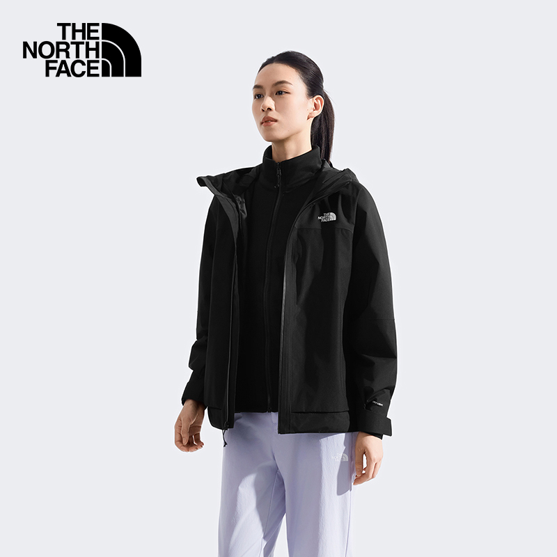 TheNorthFace北面女Ranger软壳三合一冲锋衣外套防水保暖冬|8DX3