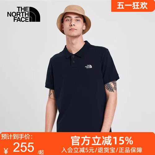 thenorthface北面男短袖POLO户外