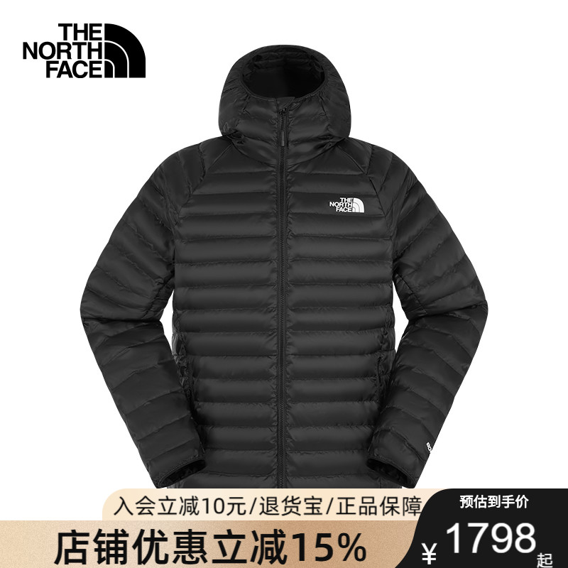 TheNorthFace北面户外男800蓬鹅绒保暖连帽羽绒服外套25秋冬8EWV