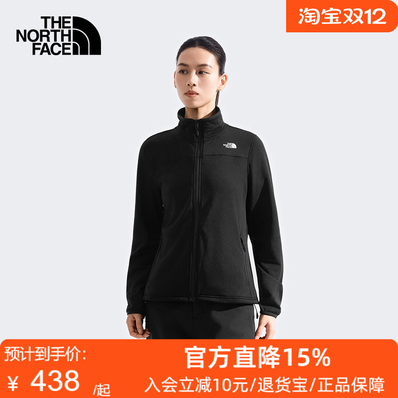TheNorthFace北面抓绒衣女25秋冬户外舒适软壳保暖内胆外套8FJV