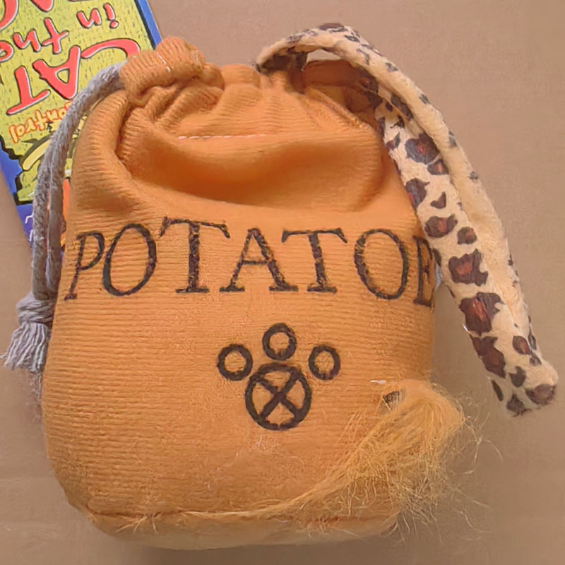 大号声控恐怖布袋猫吓人发声麻袋猫恶搞音乐震动鬼袋整人搞怪玩具