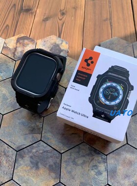 Spigen战术表带适用于苹果手表带iWatch ultra 8轻巧一体45 49mmm