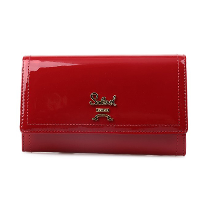 SALAD头层牛皮女士高级时尚钱包