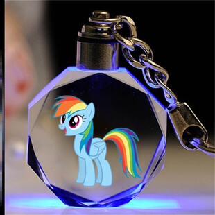 小马宝莉水晶挂件钥匙扣2026年马吉祥物宇宙公主周边定制魔法拥抱