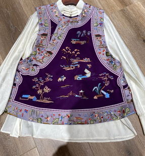 2025早春新款 国风马甲价格私信 新中式