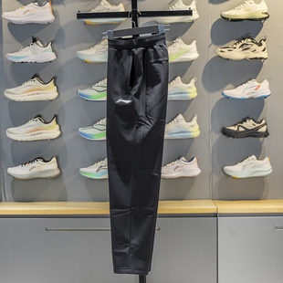 李宁运动长裤男子2025秋季新款加绒保暖梭织直筒卫裤AYKV575