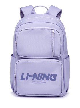 李宁双肩包男女同款2024新款大容量书包电脑包户外运动包ABSU165