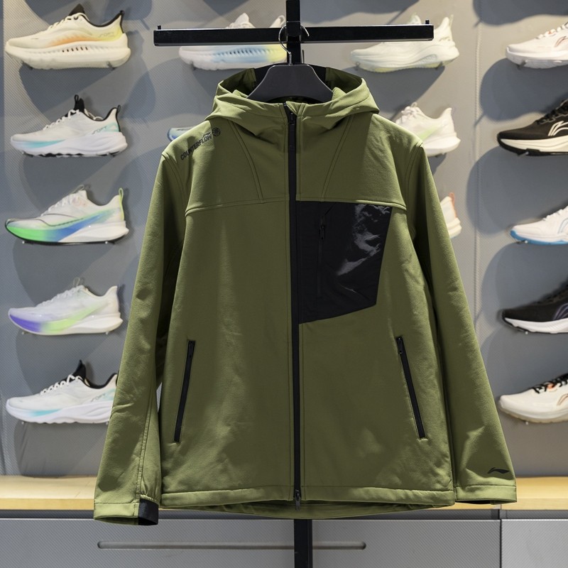 李宁户外CF溯男子2025冬季加绒保暖防泼水宽松软壳外套AFDVB37,运动服/休闲服装,运动茄克/外套,淘宝优惠券,粉丝福利购,淘宝优惠卷