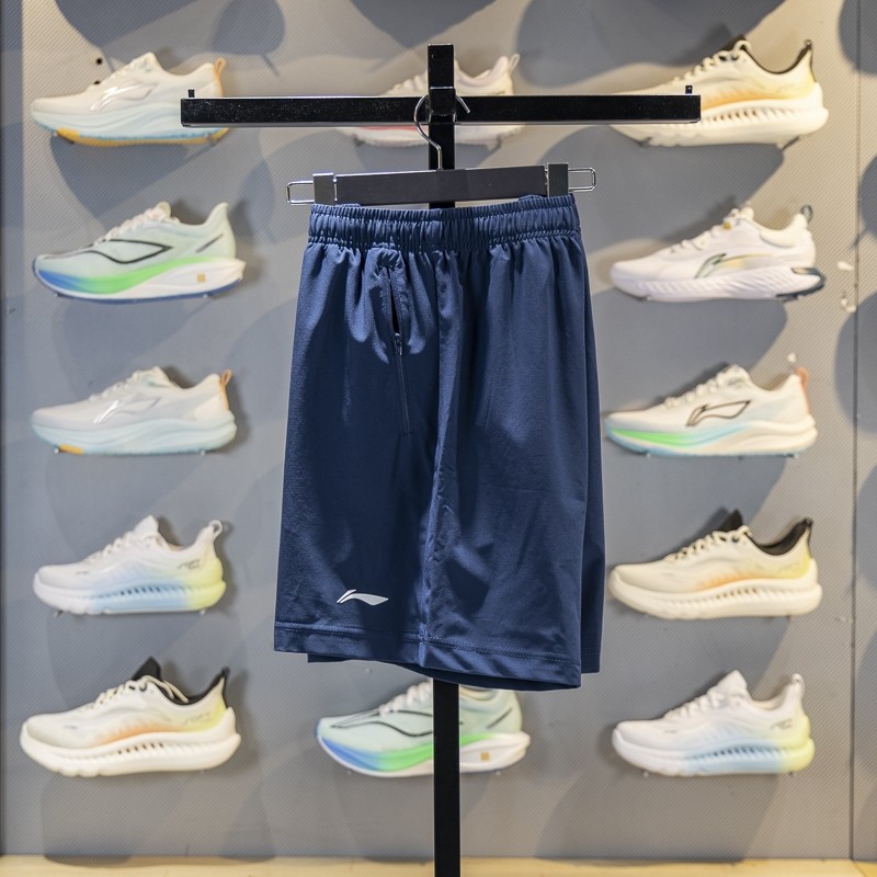 李宁运动短裤男子2025春季新款排湿速干跑步健身比赛裤AAPU227,运动服/休闲服装,运动中长裤／短裤,淘宝优惠券,粉丝福利购,淘宝优惠卷