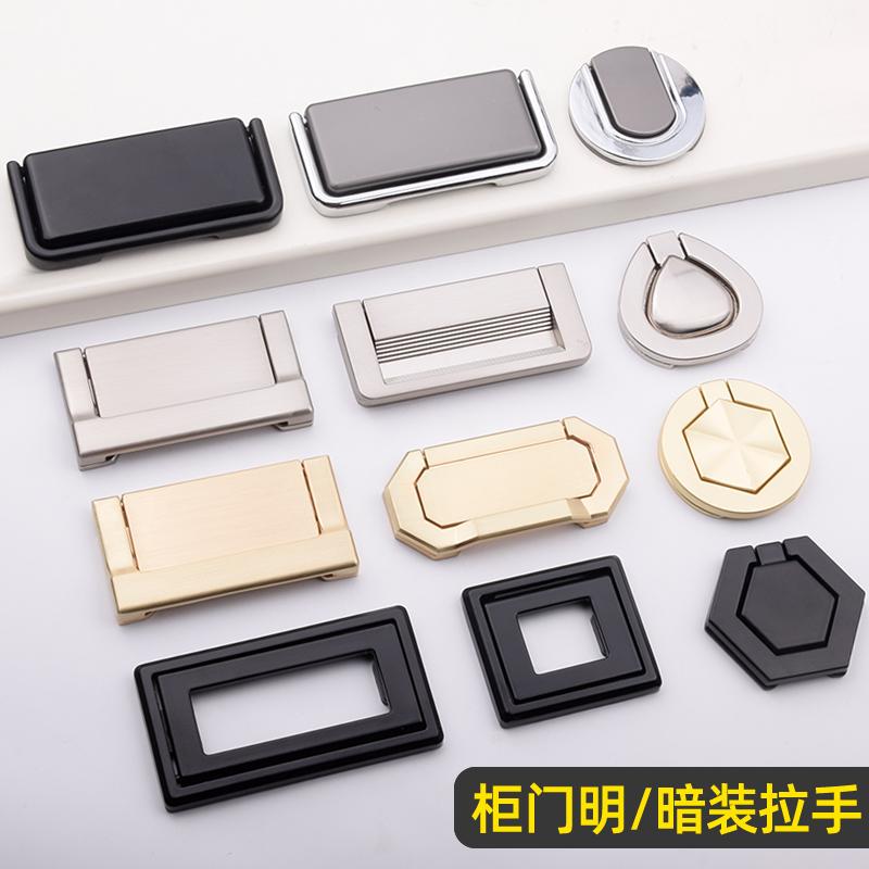 榻榻米抽屉暗藏现代简约平拉手