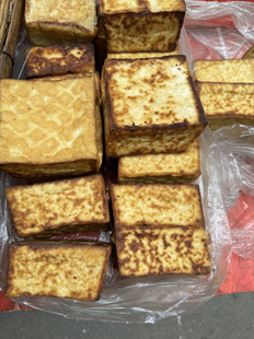 贵州特产 遵义凤冈农家自制纯手工柴火豆腐干 厚豆腐干 300g二块