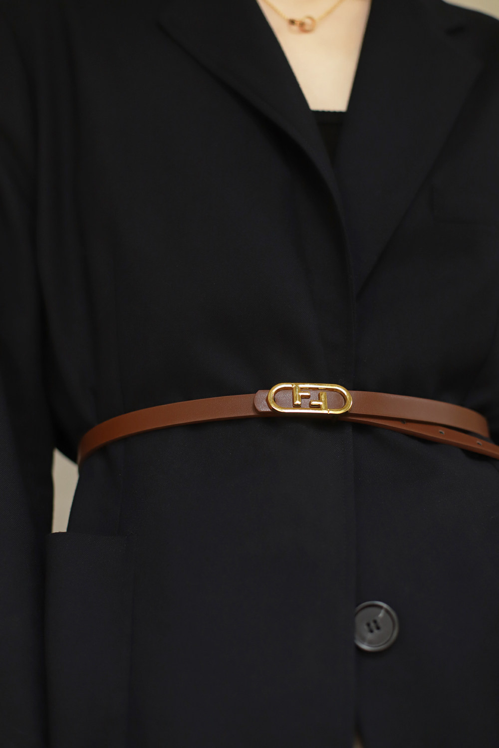 BluebluesSky 设计新款FF扣真皮腰带 配西装连衣裙牛仔裤百搭腰封,服饰配件/皮带/帽子/围巾,腰带/皮带/腰链,淘宝优惠券,粉丝福利购,淘宝优惠卷