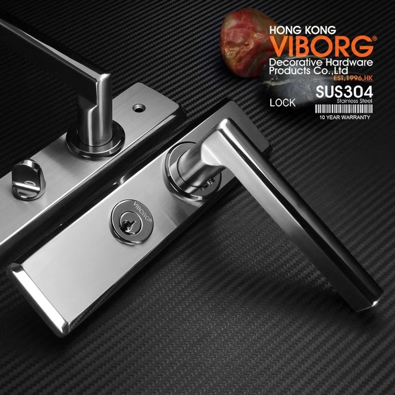 不锈钢域堡卧室卫生间房门锁