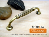 仿古拉手古铜柜门抽屉简约衣柜橱柜家具单孔青古门把手 欧式 域堡