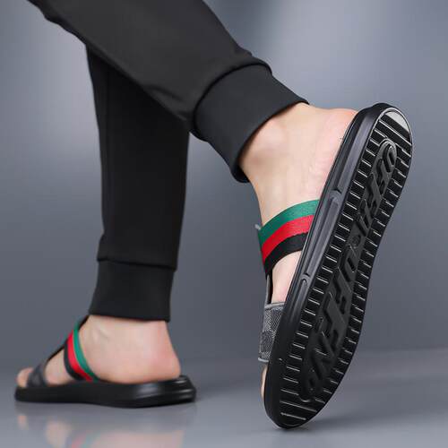 凉鞋男夏季2026防滑防水凉鞋男款软底耐磨潮流男凉鞋两用凉拖鞋