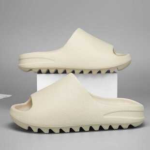 日式椰子拖鞋夏季外穿厚底踩屎感沙滩拖鞋防滑家居室内凉拖鞋