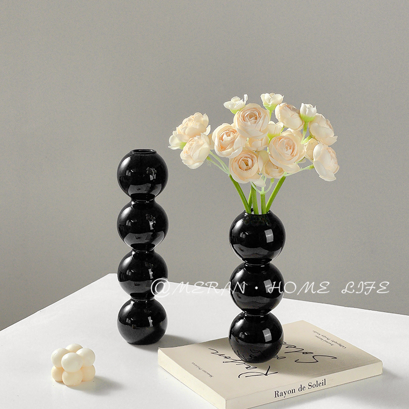 MERANins风简约泡泡球玻璃花瓶