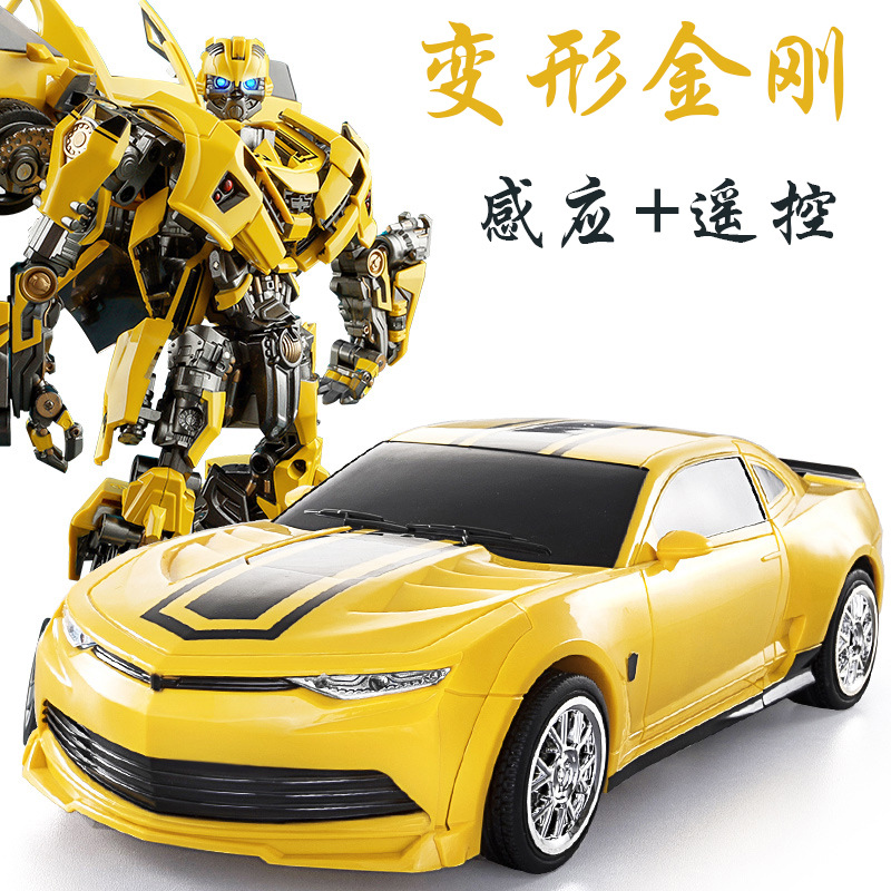 1:12手势感应变形金刚遥控汽车大黄蜂布加迪充电动玩具