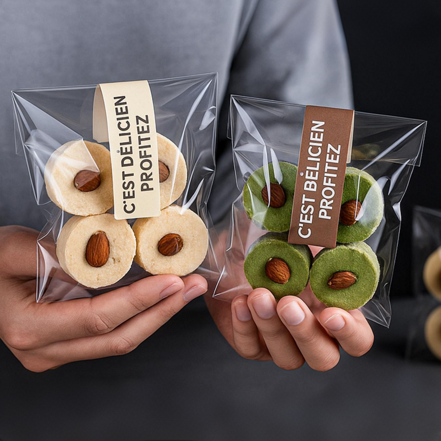 司康饼干包装袋曲奇雪花酥装糖果的小袋子单独自封自粘零食烘焙