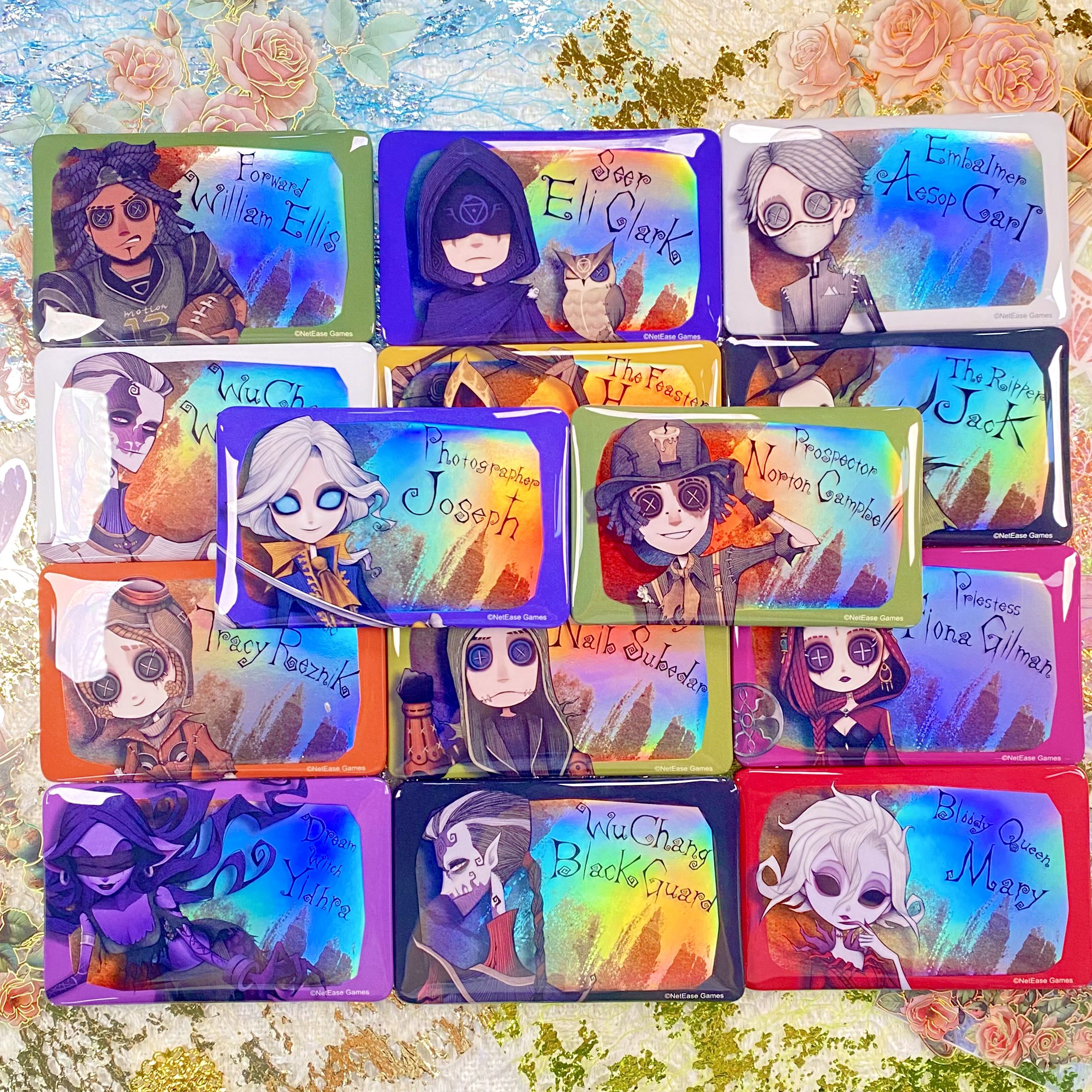 现货第五人格日谷子旧Dark POP方徽章立牌吧唧勘探约瑟夫佣兵入殓