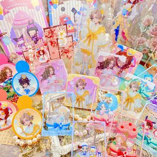 正版日谷子第五人格周边三丽鸥联动搅拌棒透卡吧唧特典气象弓箭手