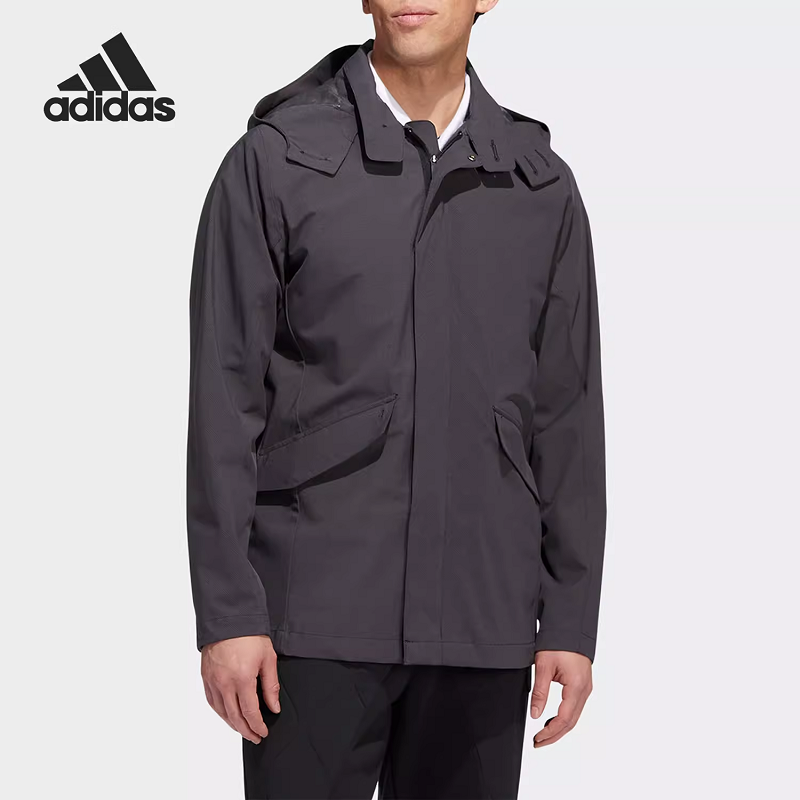 纯色商务百搭梭织风衣外套