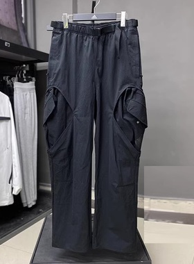 阿迪达斯男针织棉涤透气舒适工装侧兜时尚百搭休闲运动长裤IJ0719