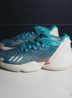 阿迪达斯D.O.N. Issue 米切尔4 男低帮织物透气减震篮球鞋 HR0718