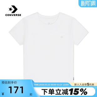 10028335 T恤简约休闲圆领短袖 A03 凉感修身 Converse匡威夏女款