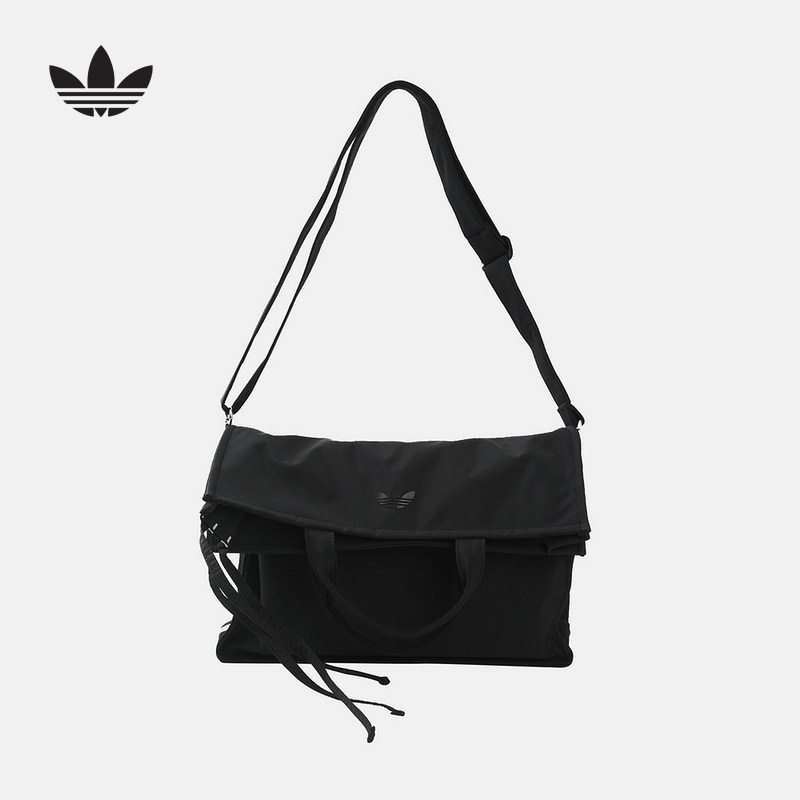 【小黑盒】adidas阿迪达斯三叶草翻盖邮差包手提包斜挎包 KW